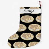 Cannoli-Cartoon-Abbildung Kleiner Weihnachtsstrumpf (Rückseite)