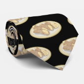 Cannoli-Cartoon-Abbildung Krawatte (Gerollt)