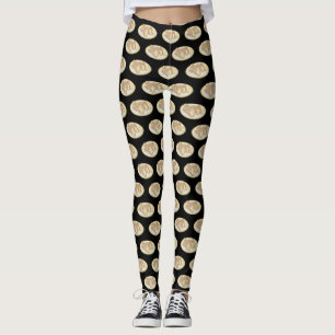 Cannoli-Cartoon-Abbildung Leggings