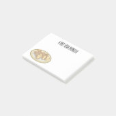 Cannoli-Cartoon-Abbildung Post-it Klebezettel (angewinkelt)