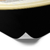 Cannoli-Cartoon-Abbildung Poster (Ecke)