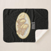 Cannoli-Cartoon-Abbildung Sherpadecke (Vorderseite (Horizontal))