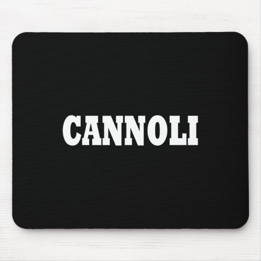 Cannoli Costume Halloween Mousepad (Vorne)
