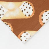 Cannoli Dessert Fleecedecke (Ecke)