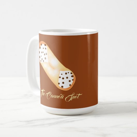 Cannoli Dessert Kaffeetasse (Vorderseite Links)