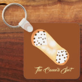 Cannoli Dessert Schlüsselanhänger (Vorderseite)