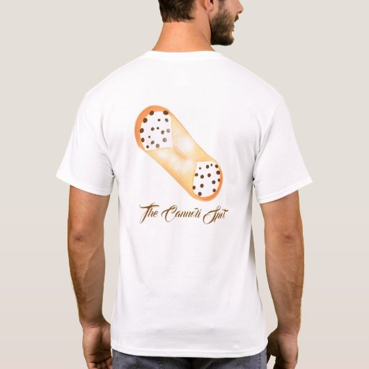 Cannoli Dessert T-Shirt (Rückseite)