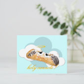 Cannoli ! humorvolle Parodie-Postkarte Postkarte (Stehend Vorderseite)