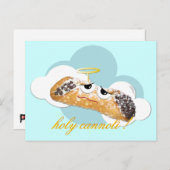 Cannoli ! humorvolle Parodie-Postkarte Postkarte (Vorne/Hinten)