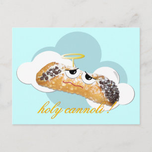 Cannoli ! humorvolle Parodie-Postkarte Postkarte