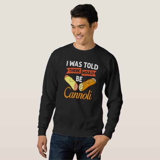 Cannoli Italienische Konditorei Rezepte Kuchen Ita Sweatshirt (Vorne ganz)
