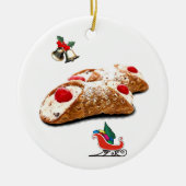 Cannoli Keramik Ornament (Vorne)