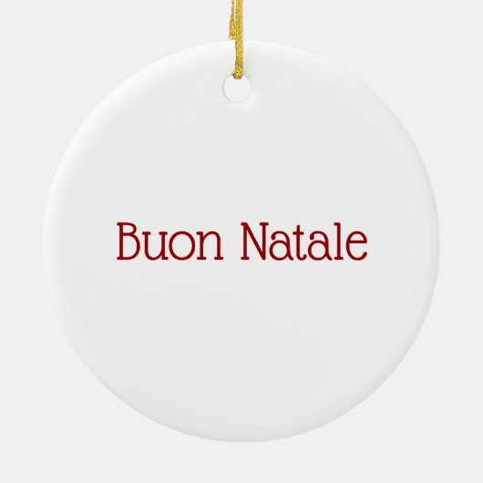 Cannoli Keramik Ornament (Hinten)