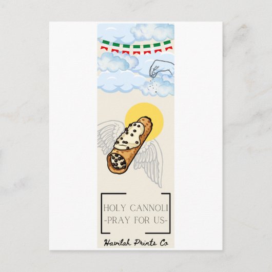 Cannoli Post Card Postkarte (Vorderseite)