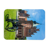 Cannon auf Castle Egeskov Magnet (Horizontal)