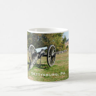 Cannon auf dem Schlachtfeld von Gettysburg Kaffeetasse