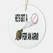 Cannon-Ball Keramikornament (Links)