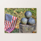 Cannon-Balls für das Zivile Kriegsdenkmal in Ameri Puzzle (Horizontal)