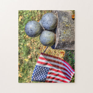 Cannon-Balls für das Zivile Kriegsdenkmal in Ameri Puzzle