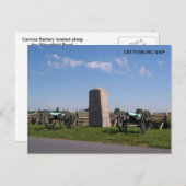 CANNON BATTERY POSTKARTE (Vorne/Hinten)
