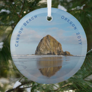Cannon Beach Ded Christmas Ornament Aus Glas