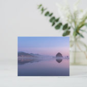 Cannon Beach in der Duskischen Landschaft Postkarte (Stehend Vorderseite)