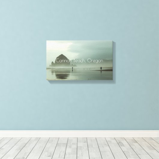 Cannon Beach Leinwanddruck (Insitu (Holzboden))
