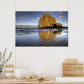 Cannon Beach Low Tide Oregon Pacific Ocean Poster (Küche)
