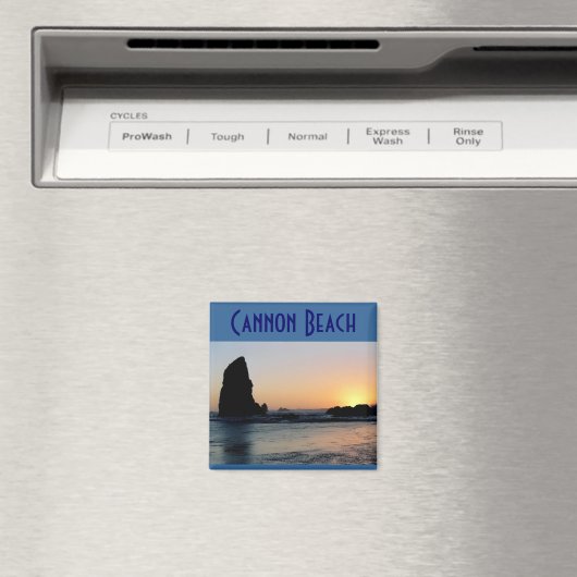 Cannon Beach Magnet (In Situ (Geschirrspüler))