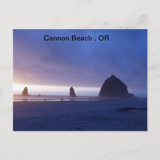 Cannon Beach, OR Postkarte (Vorderseite)