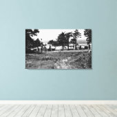 Cannon Beach, Oregon Arcadia Hütten Leinwanddruck (Insitu (Holzboden))