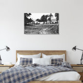 Cannon Beach, Oregon Arcadia Hütten Leinwanddruck (Insitu (Schlafzimmer))