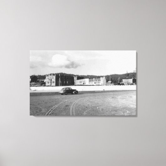 Cannon Beach, Oregon Ecola Inn View Foto Leinwanddruck (Vorderseite)