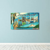 Cannon Beach, Oregon - Große Buchstabenszenen Leinwanddruck (Insitu (Holzboden))