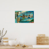 Cannon Beach, Oregon - Große Buchstabenszenen Poster (Küche)