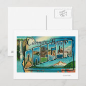 Cannon Beach, Oregon - Große Buchstabenszenen Postkarte (Vorne/Hinten)