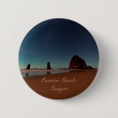 Cannon Beach Oregon Haystack Rock Button (Vorderseite)