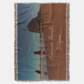 Cannon Beach Oregon Haystack Rock Decke (Vorderseite Vertikal)