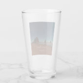 Cannon Beach Oregon Haystack Rock Glas (Rückseite)