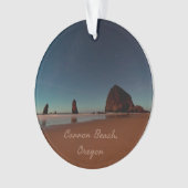 Cannon Beach Oregon Haystack Rock Ornament (Vorderseite)