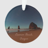 Cannon Beach Oregon Haystack Rock Ornament (Vorderseite)
