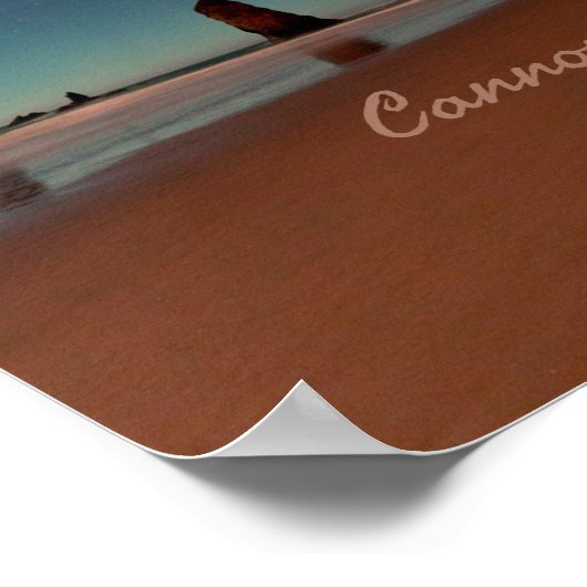 Cannon Beach Oregon Haystack Rock Poster (Ecke)