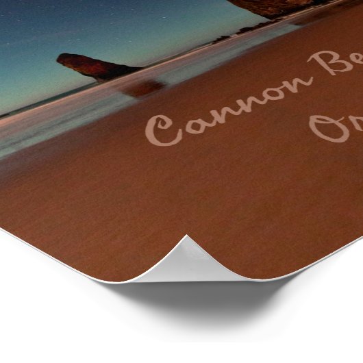 Cannon Beach Oregon Haystack Rock Poster (Ecke)