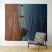 Cannon Beach Oregon Haystack Rock Wandteppich (Beispiel (Horizontal))