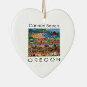 Cannon Beach ~ Oregon Keramikornament (Rechts)