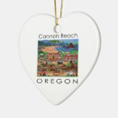 Cannon Beach ~ Oregon Keramikornament (Links)