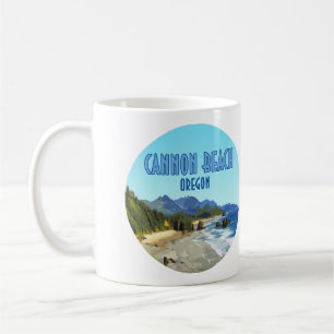 Cannon Beach Oregon Küste Vintage Kaffeetasse