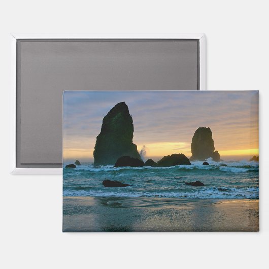 Cannon Beach, Oregon magnet (Vorderseite/Rückseite)
