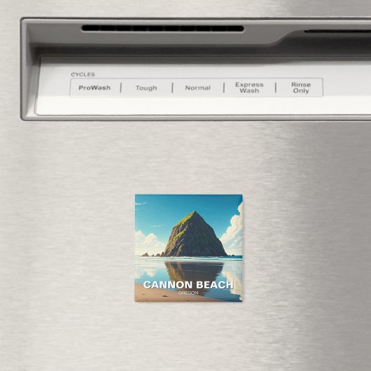 Cannon Beach Oregon Magnet (In Situ (Geschirrspüler))