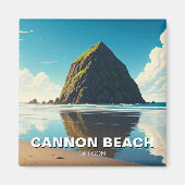 Cannon Beach Oregon Magnet (Vorne)